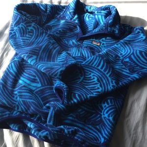 Patterned Patagonia Synchilla Fleece Pullover